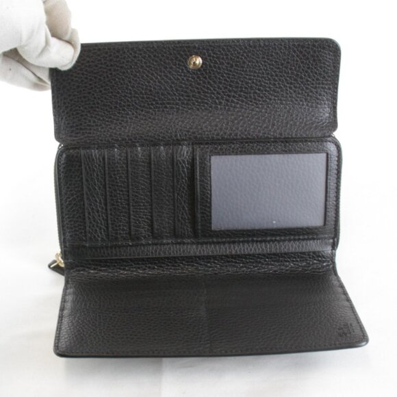 GUCCI Black Leather Wallet - Picture 7 of 10